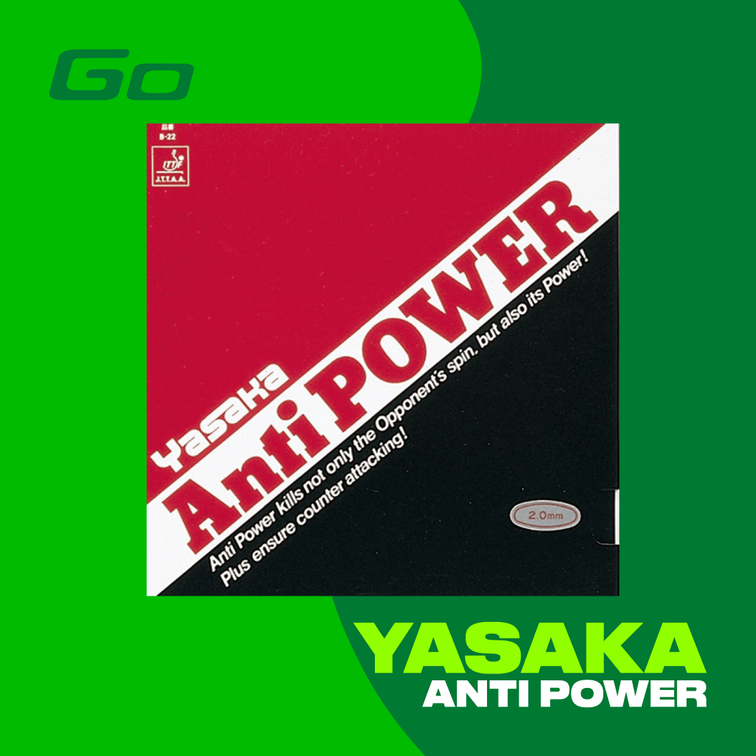 YASAKA Belag Anti Power