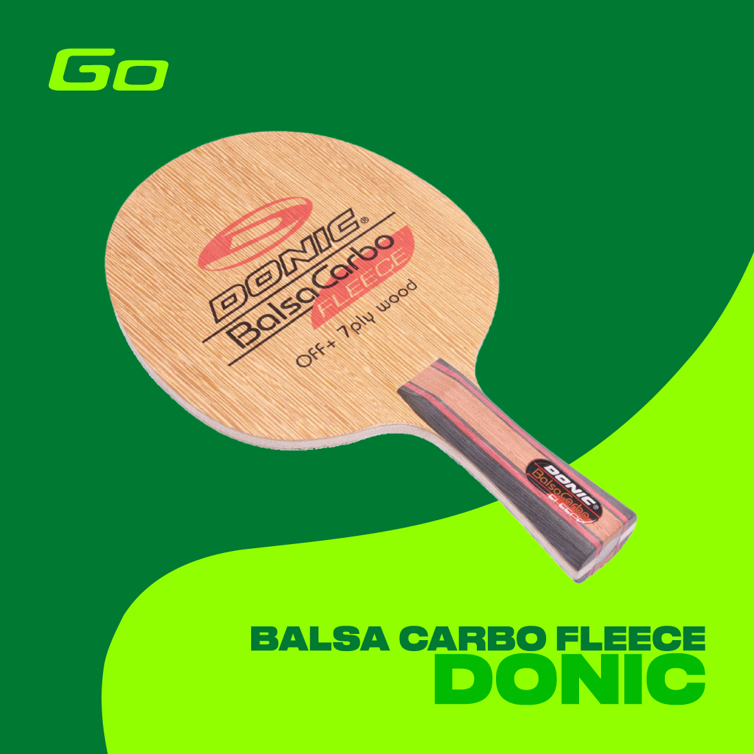 DONIC Holz Balsa Carbo Fleece