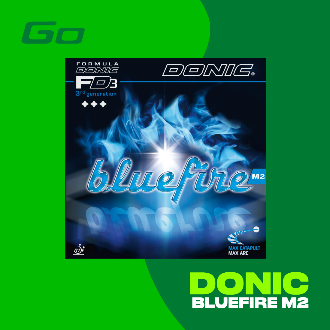 DONIC Belag Bluefire M2