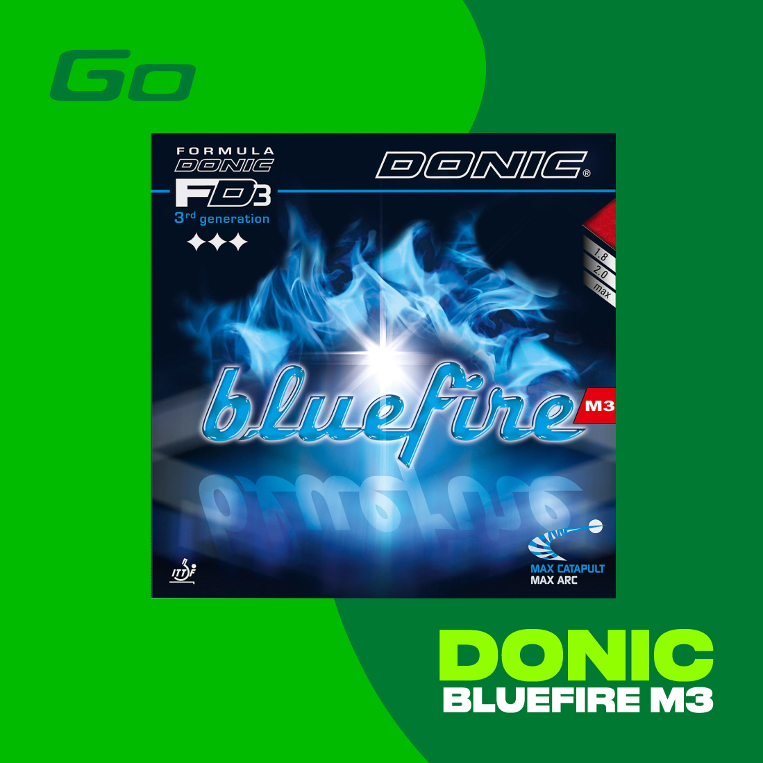 DONIC Belag Bluefire M3