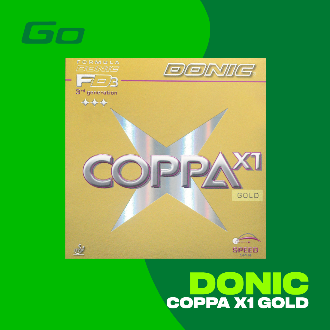 DONIC Belag Coppa X1 Gold