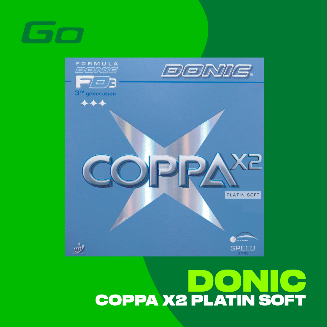 DONIC Belag Coppa X2 Platin soft