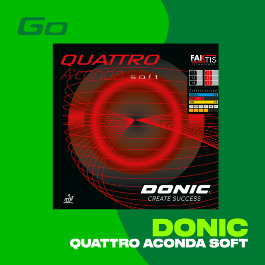 DONIC Belag Quattro Aconda soft