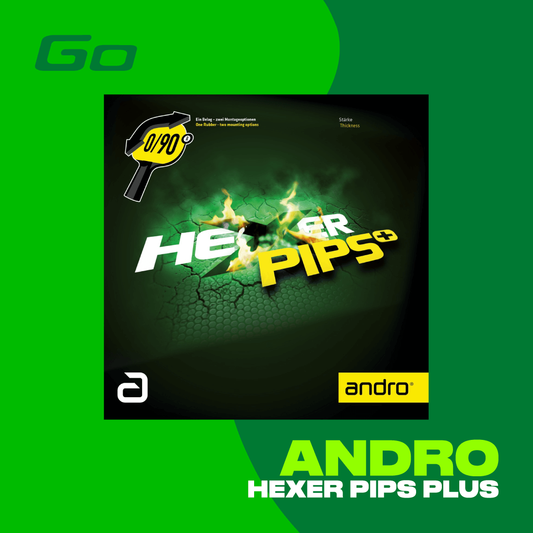 andro Belag Hexer Pips+