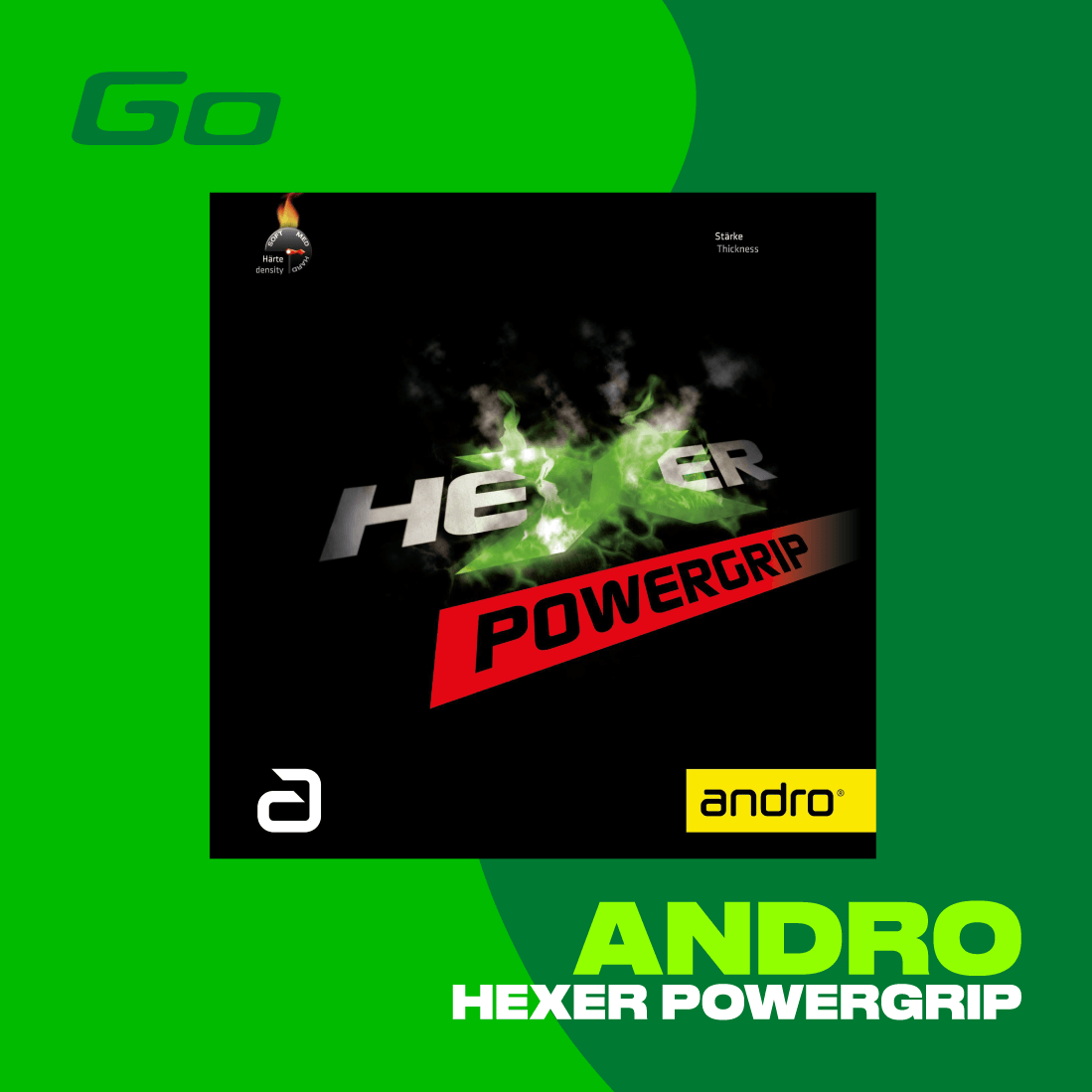 andro Belag Hexer Powergrip