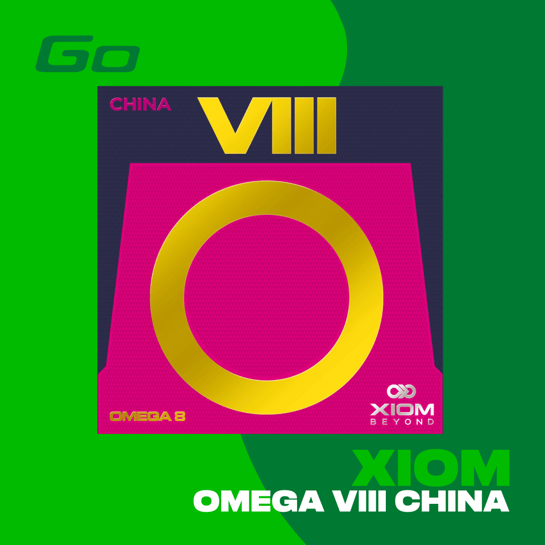 Xiom rubber Omega 8 China (2025)