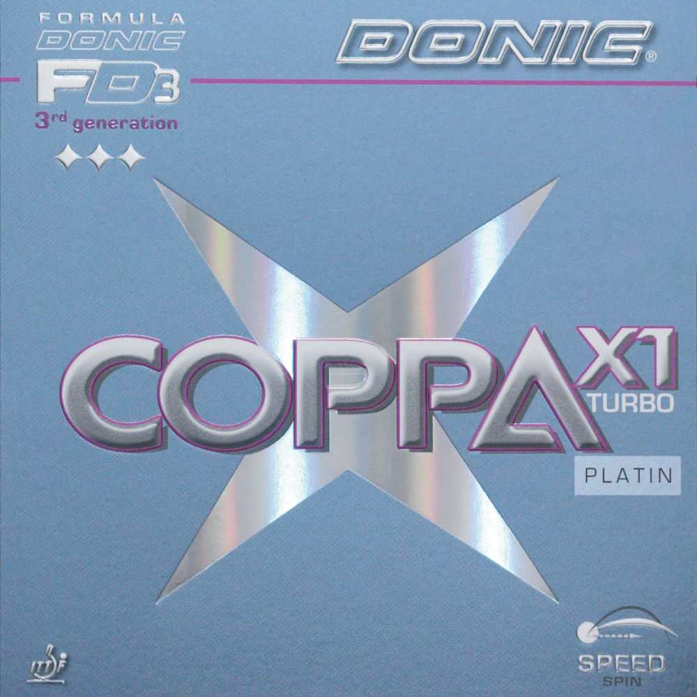 DONIC Belag Coppa X1 Turbo Platin