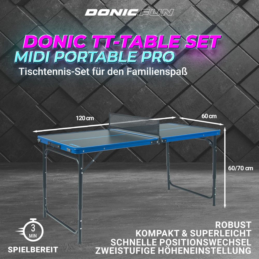 DONIC Midi Tisch-Set Portable Pro