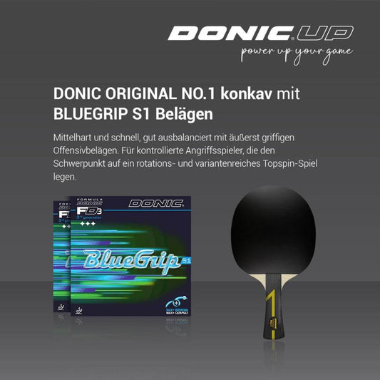 DONIC UP Original No.1 mit Bluegrip S1