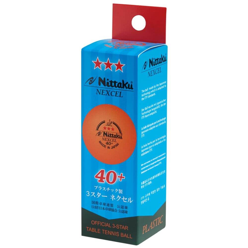 NITTAKU Bälle Nexcel 40+ *** orange