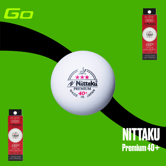 NITTAKU Bälle Premium 40+ ***