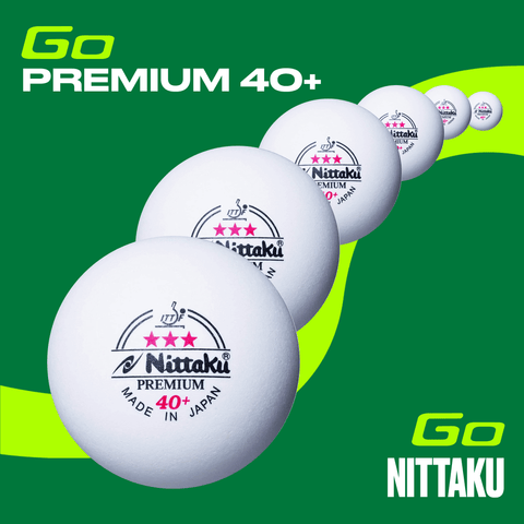 NITTAKU Bälle Premium 40+ ***